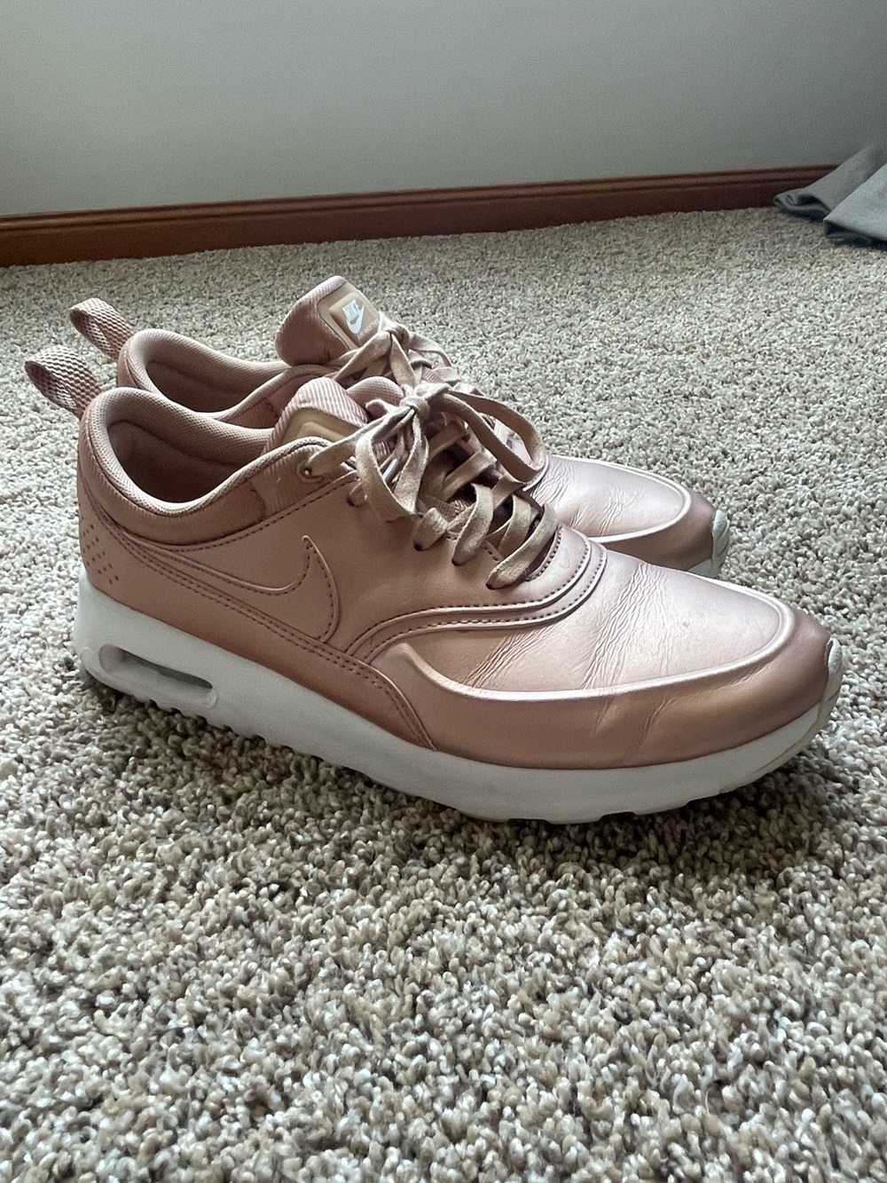 Nike Airmax Thea rose gold size 9